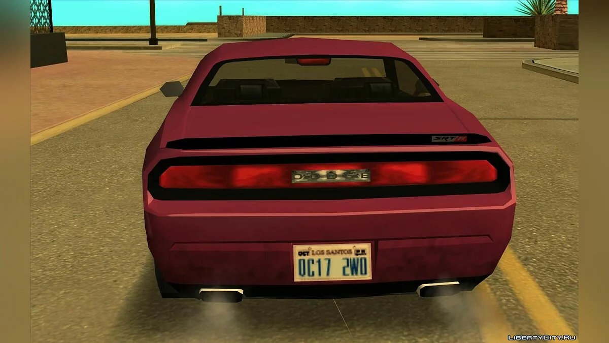 Dodge Challenger STR8 - Улучшенная (SA стиль) V3 / GTA San Andreas