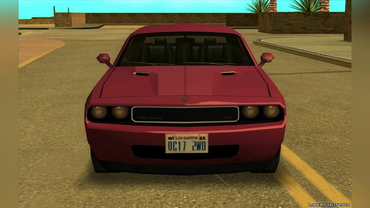 Dodge Challenger STR8 - Улучшенная (SA стиль) V3 / GTA San Andreas