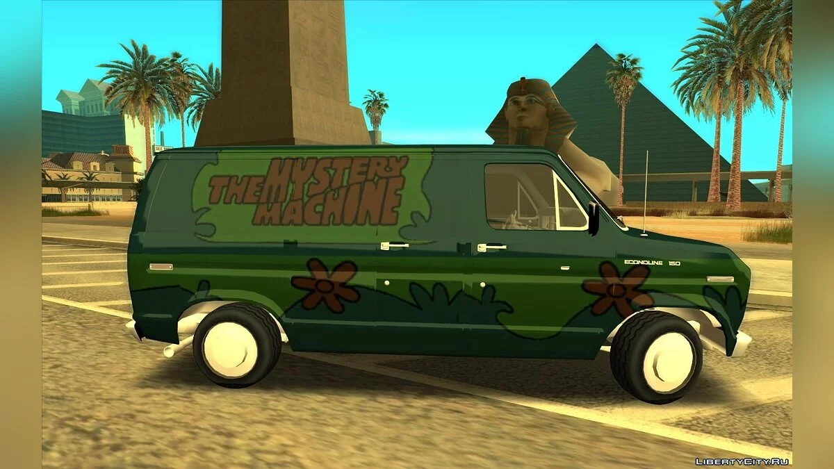 Ford E-150 Scooby-Doo V4 (Улучшенная, SA стиль) / GTA San Andreas