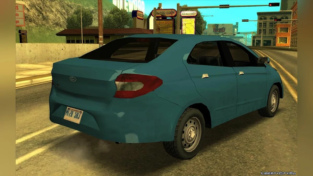 Ford Ka Sedan 2015 - Улучшенная (SA стиль) / GTA San Andreas