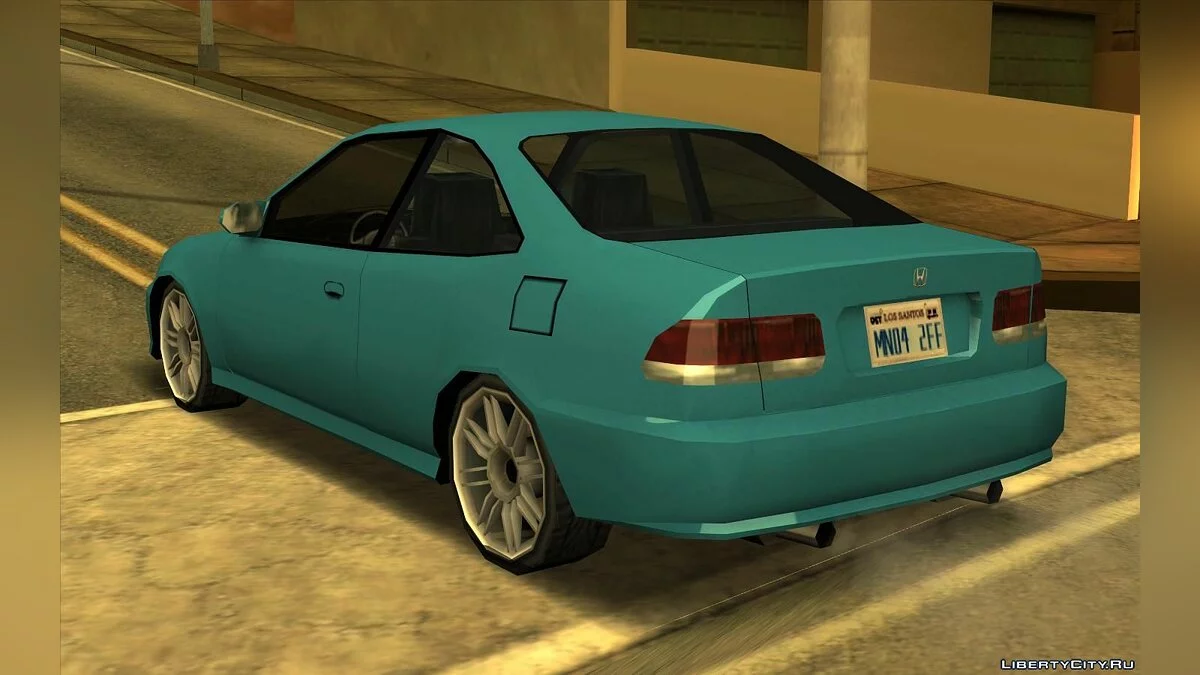 Honda Civic 2000 - Улучшенная (SA стиль) V3 / GTA San Andreas