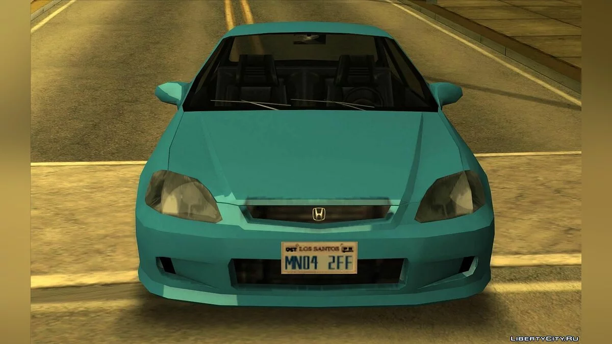 Honda Civic 2000 - Улучшенная (SA стиль) V3 / GTA San Andreas