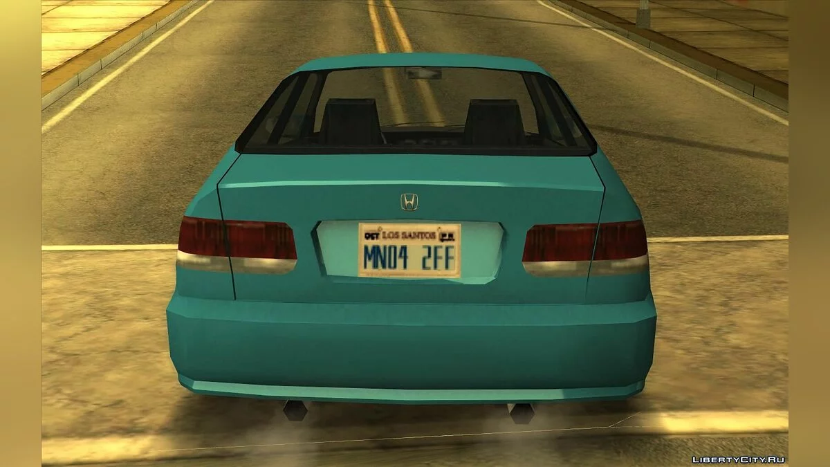 Honda Civic 2000 - Улучшенная (SA стиль) V3 / GTA San Andreas