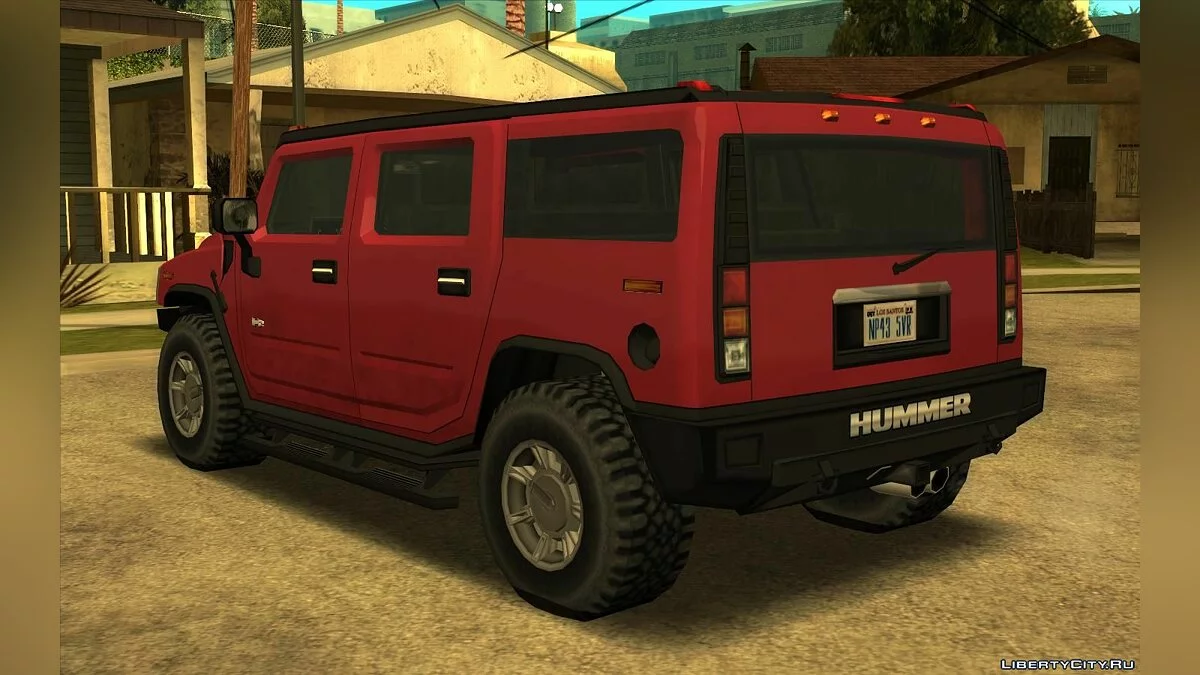 Hummer H2 2003 - Улучшен (SA стиль) / GTA San Andreas