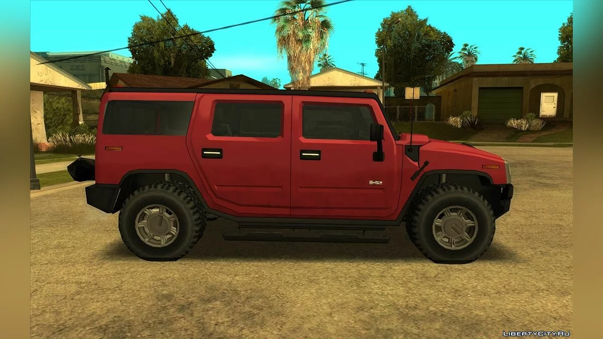 Hummer H2 2003 - Улучшен (SA стиль) / GTA San Andreas