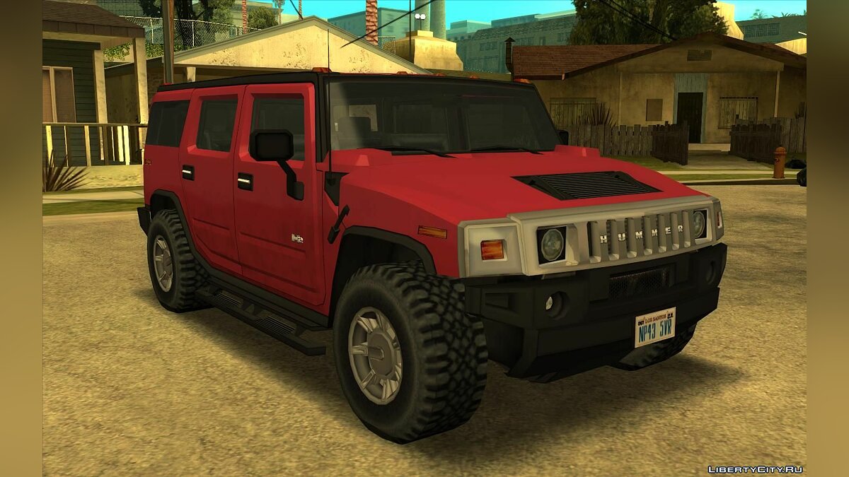 Скачать Hummer H2 2003 - Улучшен (SA стиль) для GTA San Andreas