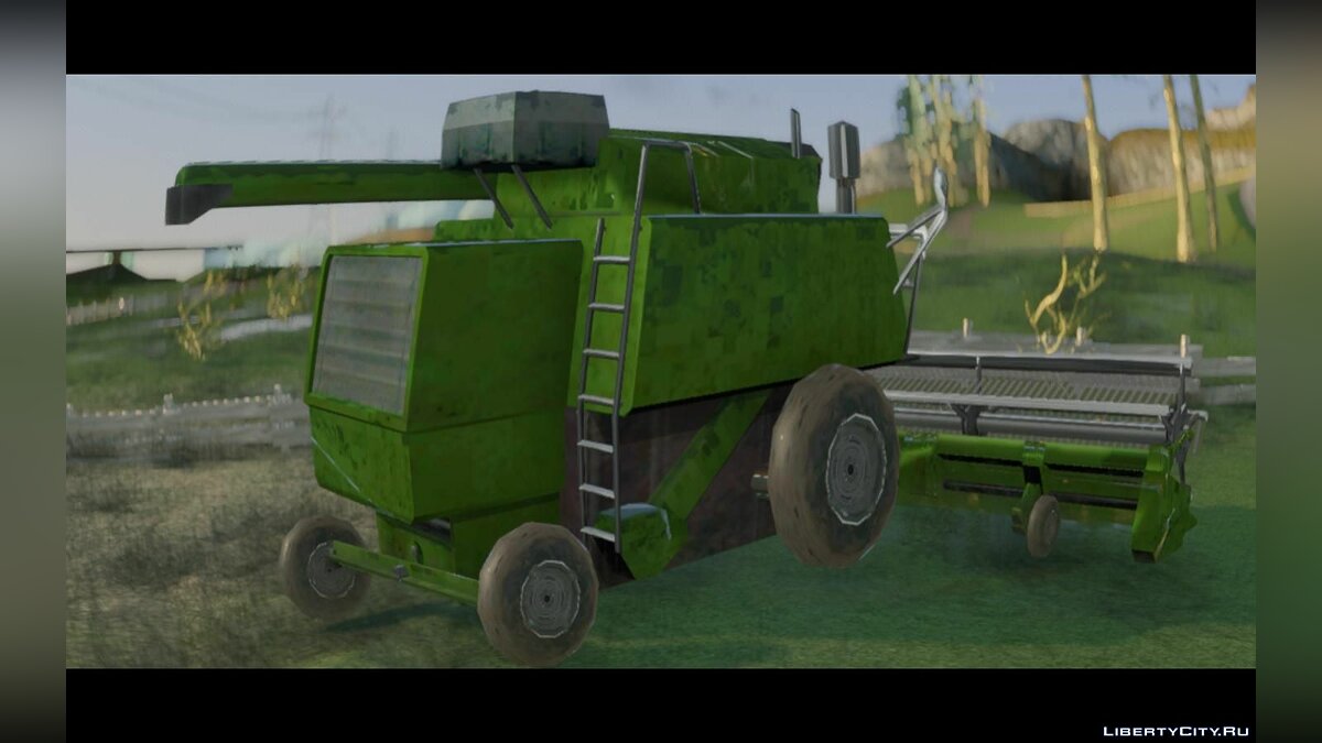 Замена машины Combine Harvester (combine.dff, combine.dff) в GTA San  Andreas (32 файла)