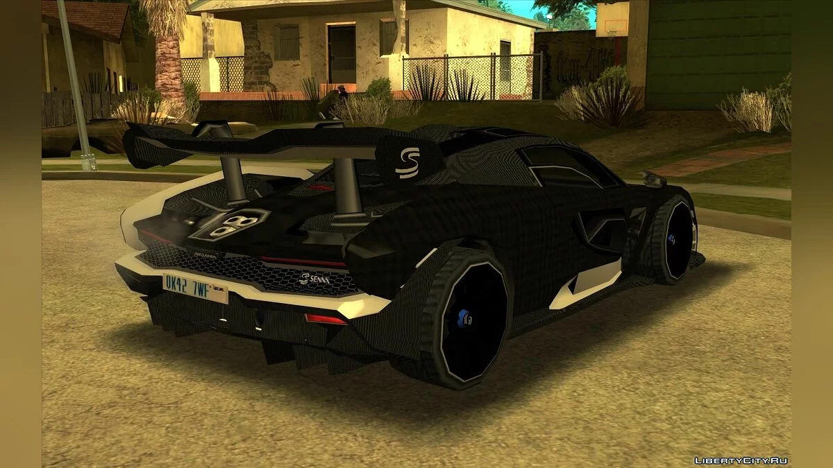 McLaren Senna Carbon Theme by MSO / GTA San Andreas