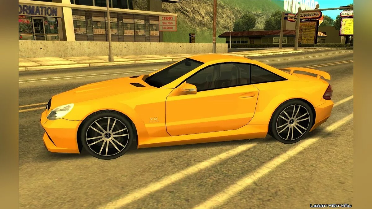 Mercedes-Benz SL65 AMG - Улучшенная (SA стиль) / GTA San Andreas