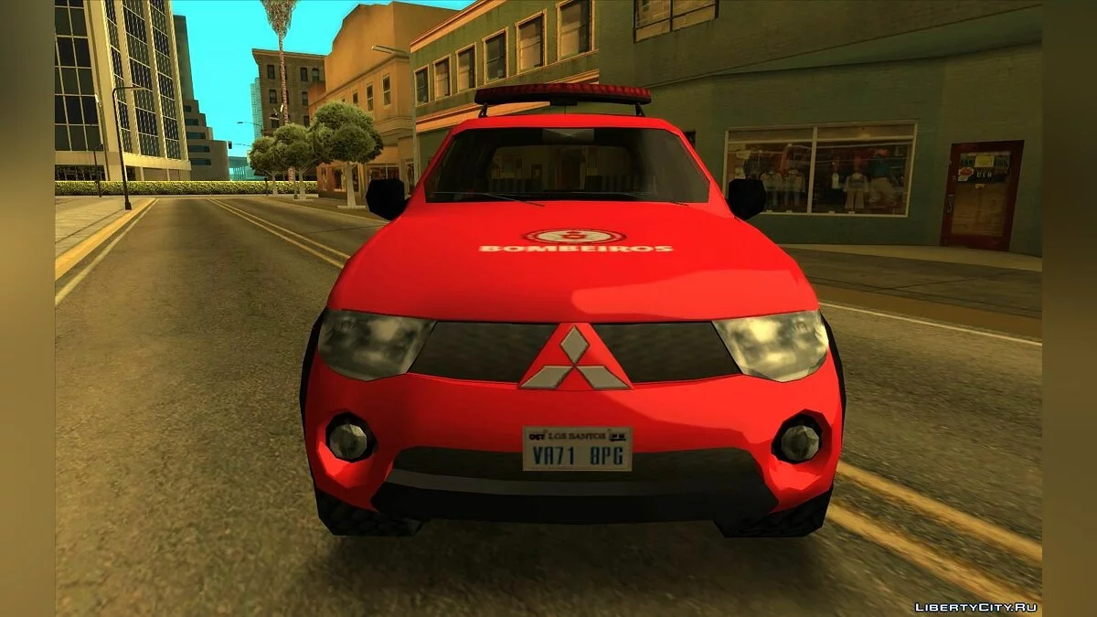 Mitsubishi L200 Triton 2010 - Полиция (SA стиль) / GTA San Andreas