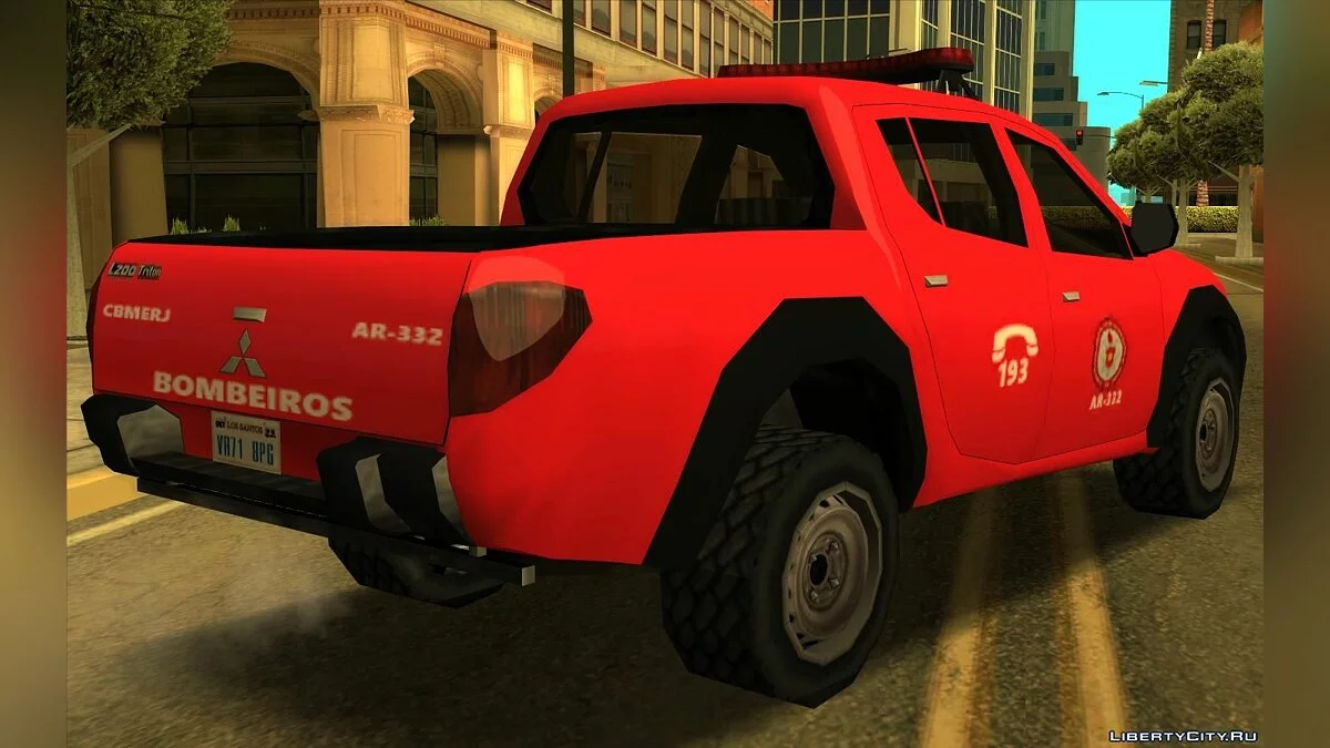 Mitsubishi L200 Triton 2010 - Полиция (SA стиль) / GTA San Andreas