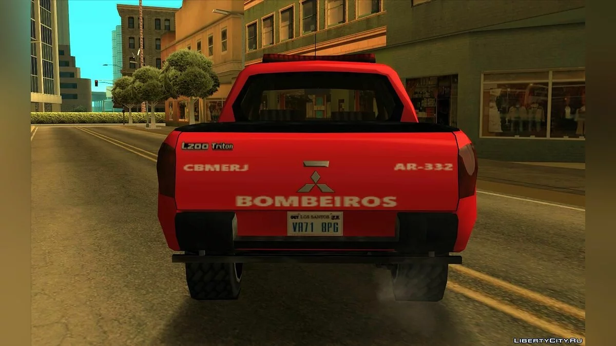 Mitsubishi L200 Triton 2010 - Полиция (SA стиль) / GTA San Andreas