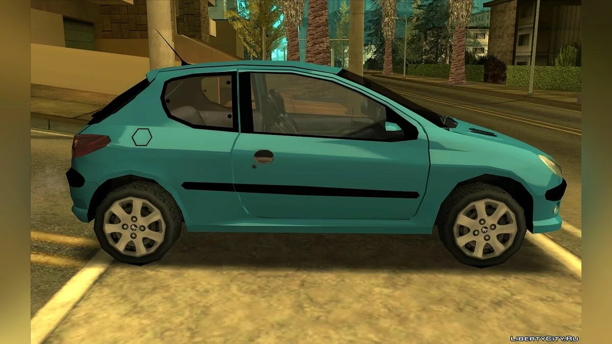 Peugeot 206 (SA стиль) V3 / GTA San Andreas