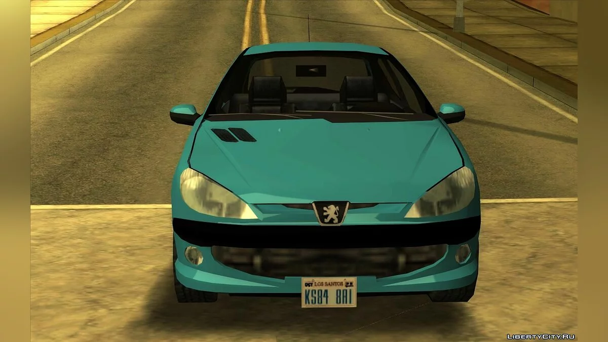 Peugeot 206 (SA стиль) V3 / GTA San Andreas