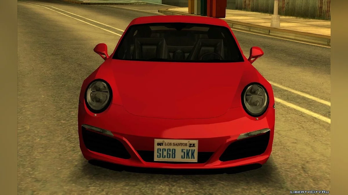 Porsche 911 Carrera 4 2017 - Улучшенная (SA стиль) / GTA San Andreas