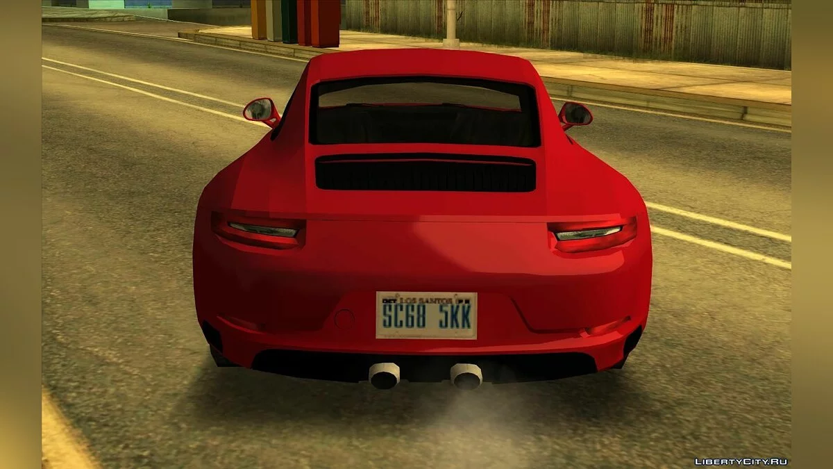Porsche 911 Carrera 4 2017 - Улучшенная (SA стиль) / GTA San Andreas