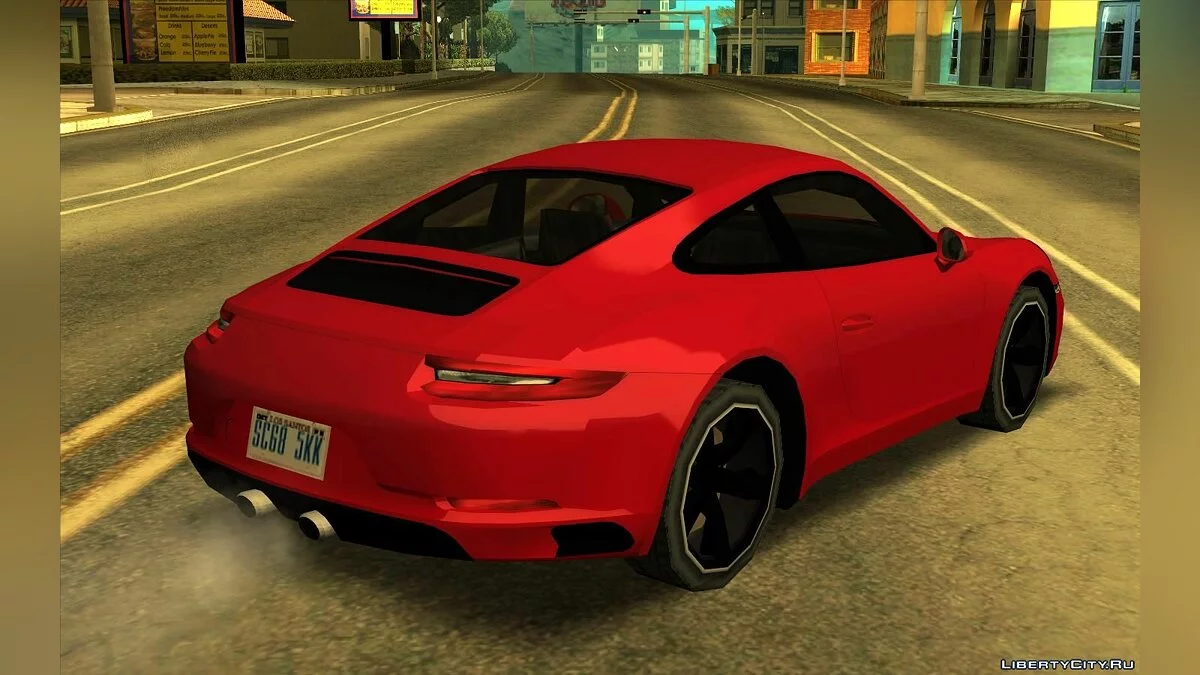 Porsche 911 Carrera 4 2017 - Улучшенная (SA стиль) / GTA San Andreas
