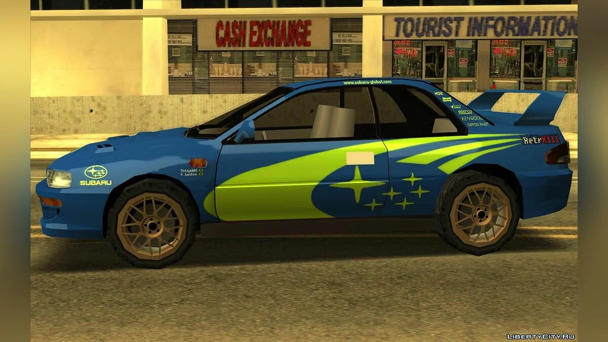 Subaru 22B - Ралли (SA стиль) / GTA San Andreas