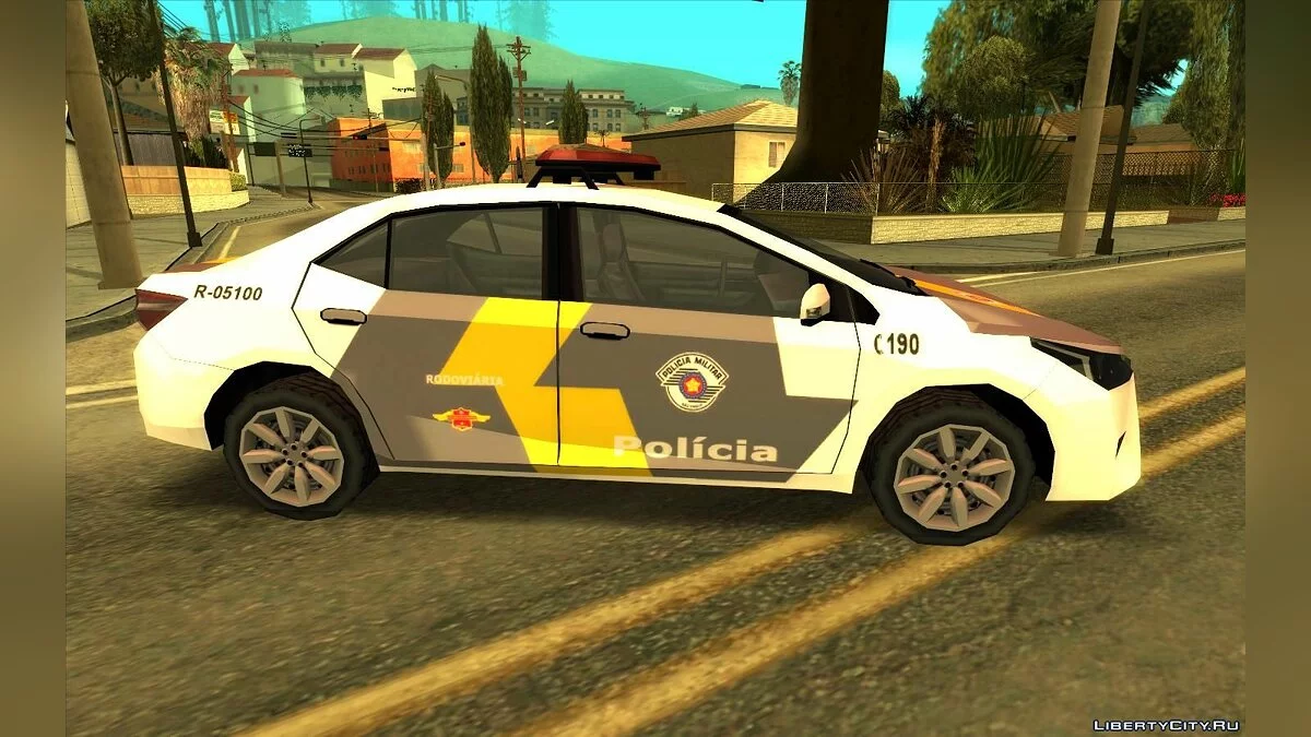 Toyota Corolla 2017 - Полиция (SA стиль) / GTA San Andreas