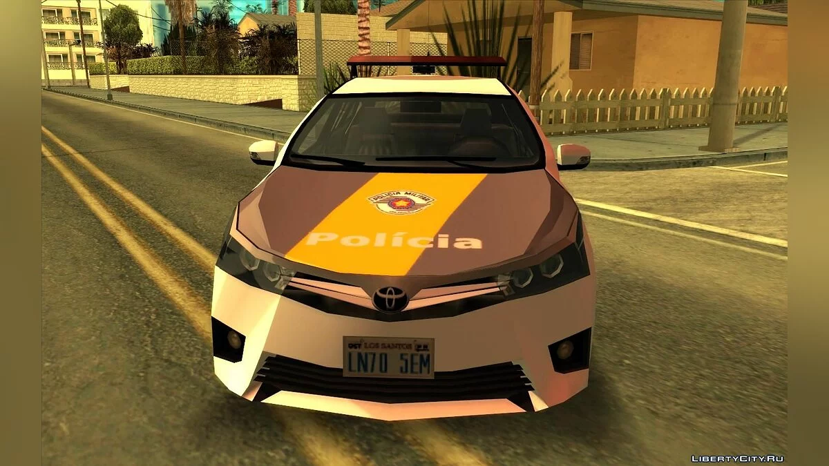 Toyota Corolla 2017 - Полиция (SA стиль) / GTA San Andreas