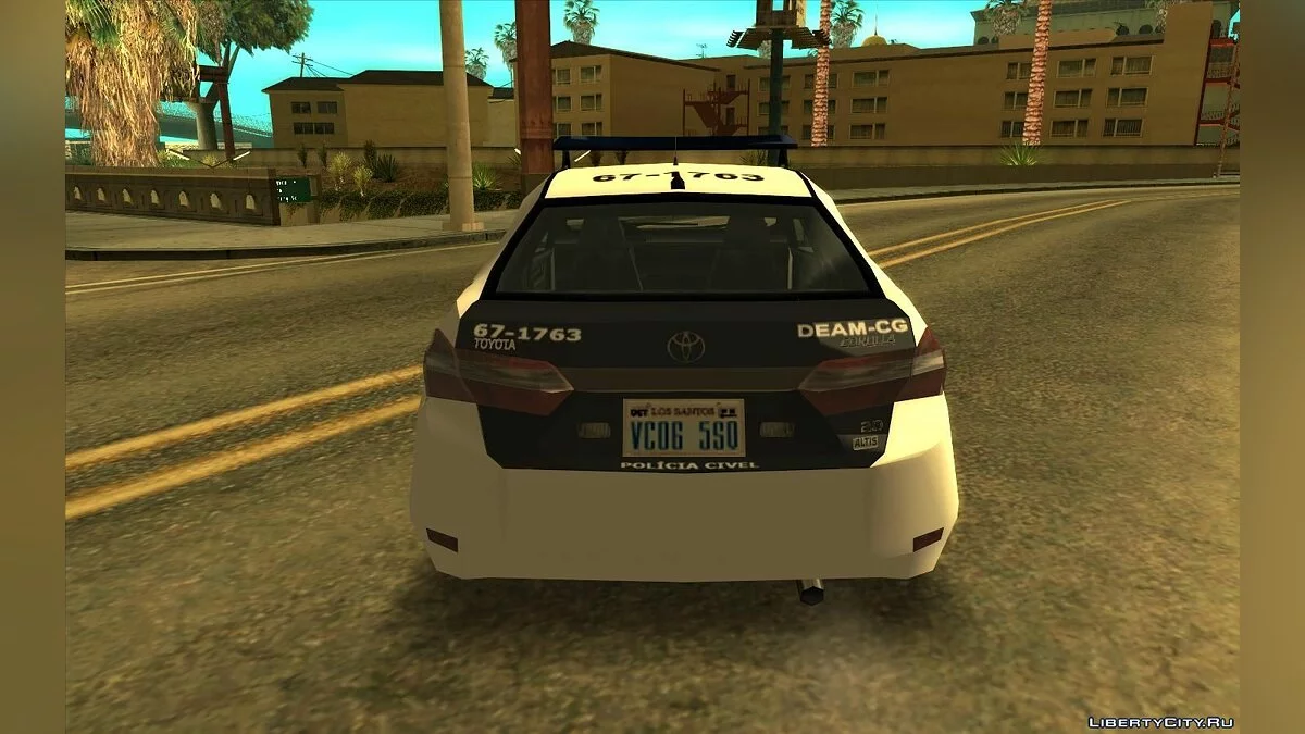 Toyota Corolla 2017 - Полиция (SA стиль) / GTA San Andreas