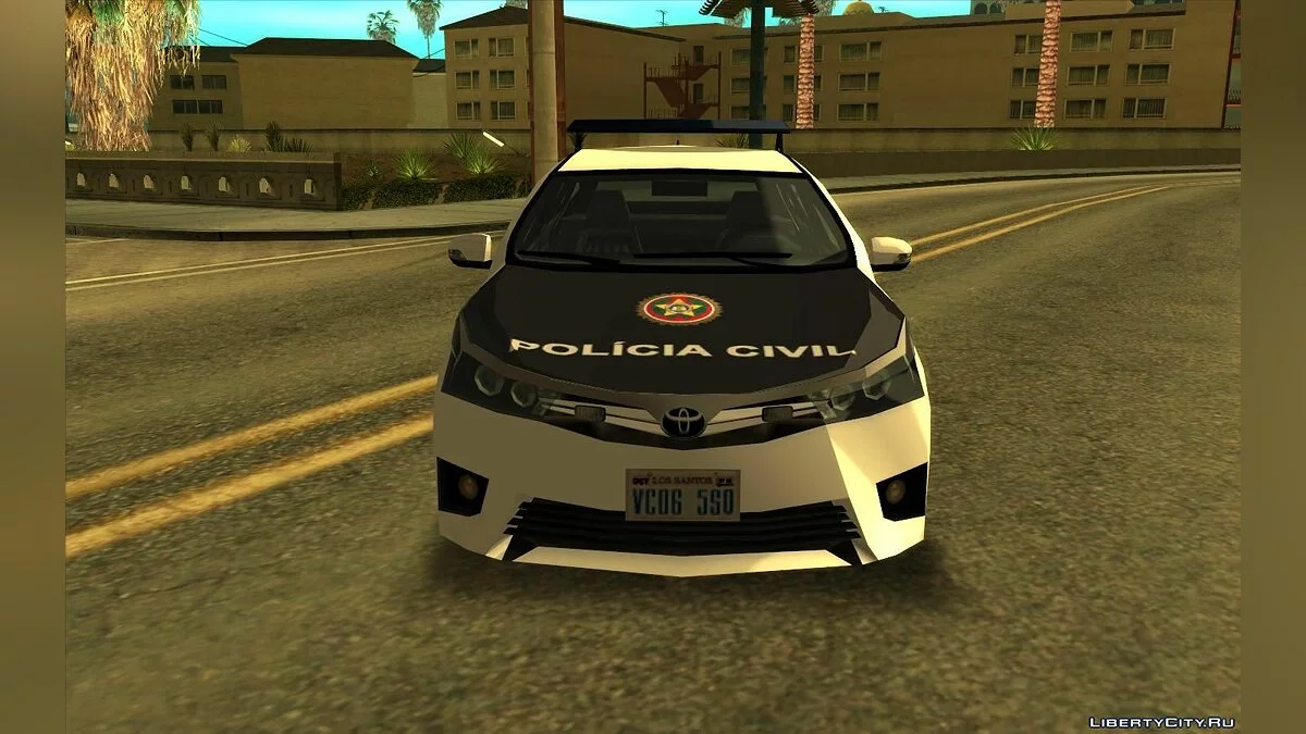 Toyota Corolla 2017 - Полиция (SA стиль) / GTA San Andreas
