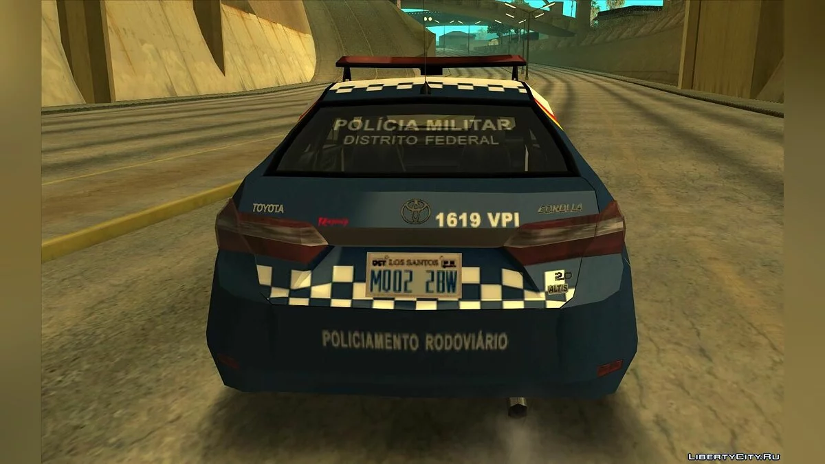 Toyota Corolla 2017 - Полиция (SA стиль) / GTA San Andreas