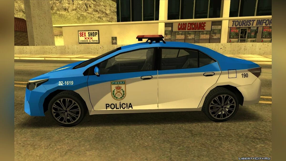 Toyota Corolla 2017 - Полиция (SA стиль) / GTA San Andreas
