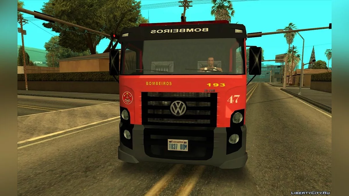 Volkswagen Constellation 24-280 - Пожарная служба (SA стиль) / GTA San Andreas