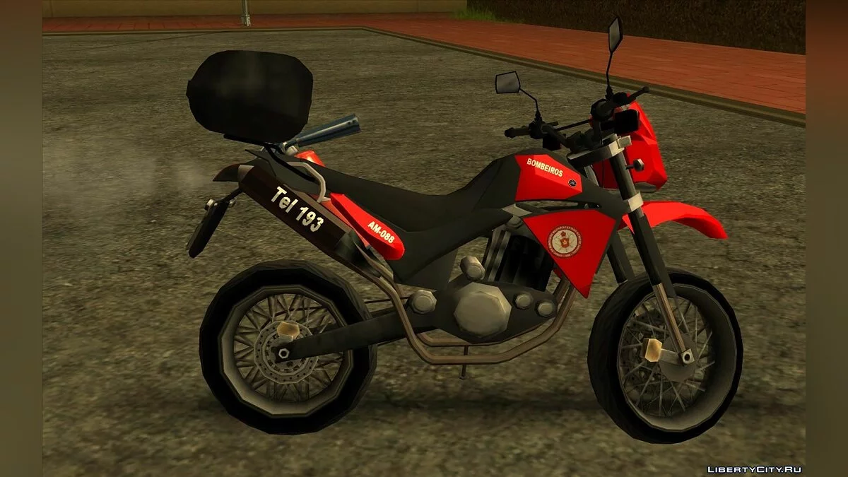 Yamaha XT600 - Полиция (SA стиль) / GTA San Andreas
