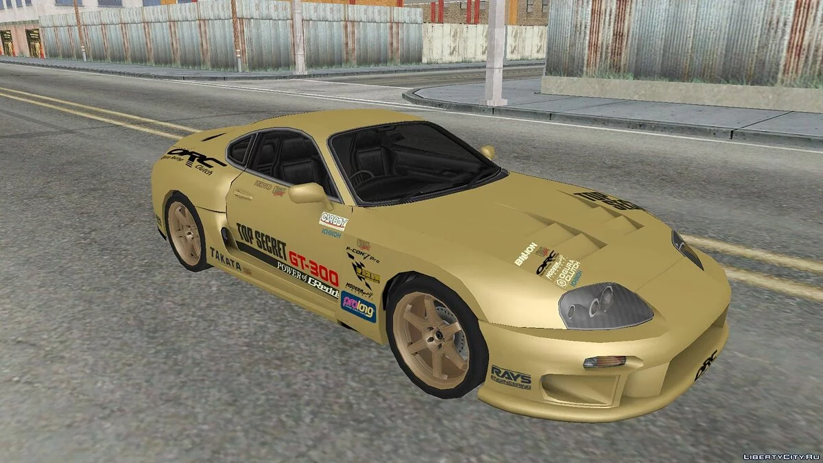 1997 Toyota Supra Mk.IV TOP SECRET GT300 / GTA San Andreas