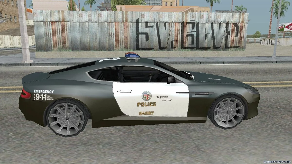 Aston Martin DB9 LAPD / GTA San Andreas