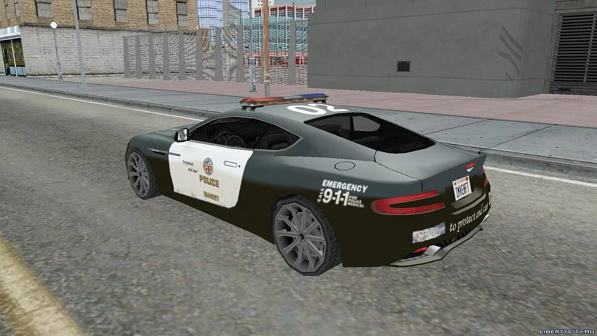 Aston Martin DB9 LAPD / GTA San Andreas