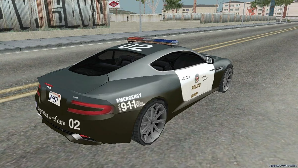 Aston Martin DB9 LAPD / GTA San Andreas