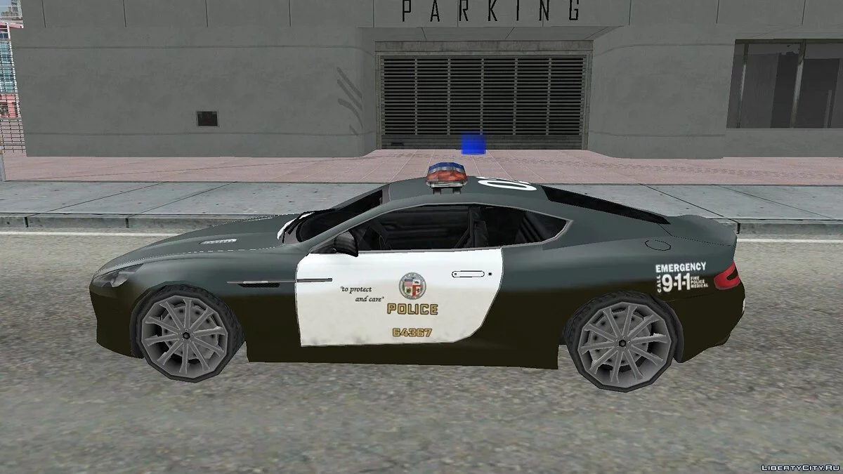 Aston Martin DB9 LAPD / GTA San Andreas