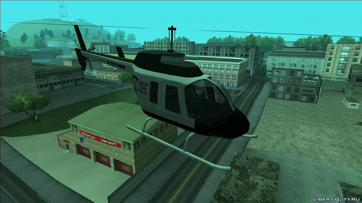 Carcer City News Chopper (FROM GTA UNDERGROUND) / GTA San Andreas