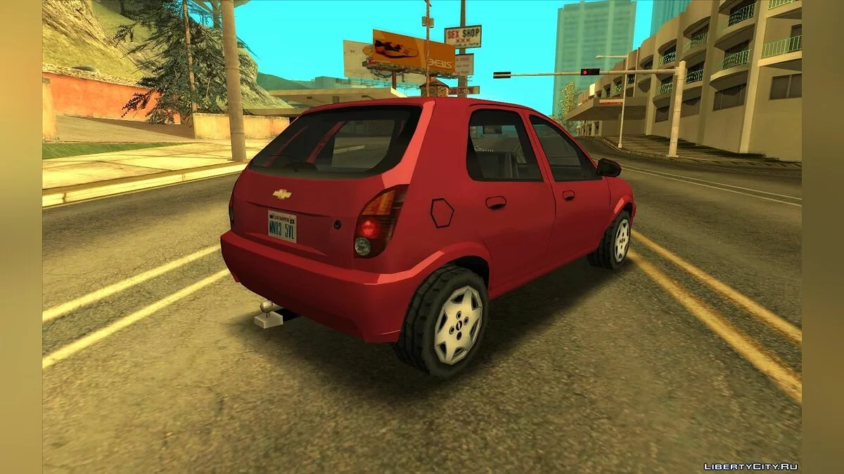 Chevrolet Celta 2010 (Улучшенная версия) / GTA San Andreas