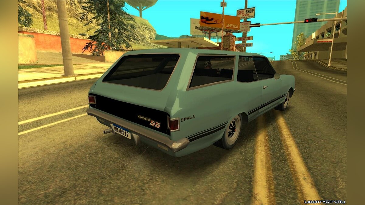 Скачать Chevrolet Opala Caravan SS 1972 для GTA San Andreas