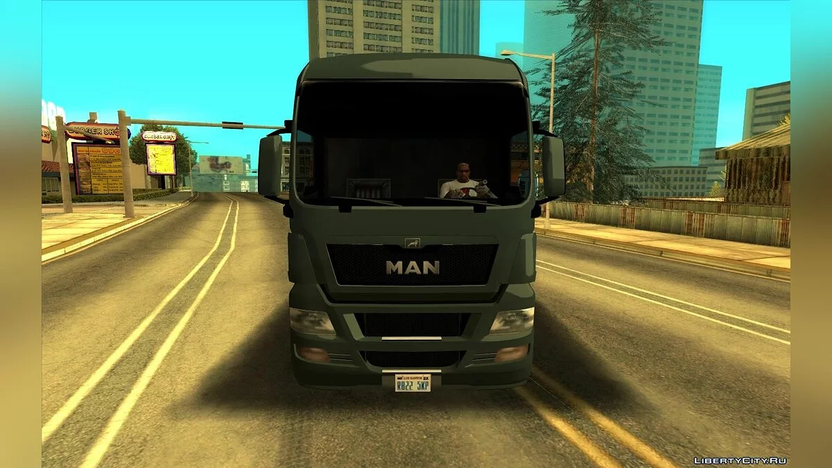 Man TGX 29.480 - Улучшен (SA стиль) / GTA San Andreas