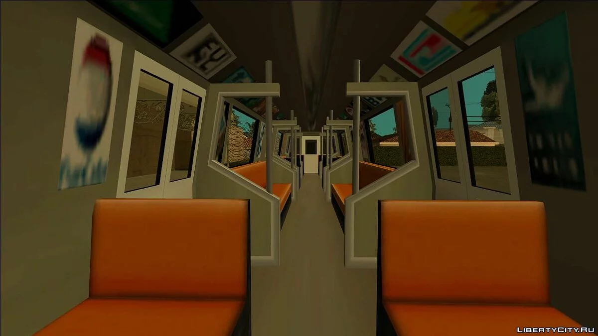 Поезд из GTAIII (FROM GTA UNDERGROUND) / GTA San Andreas