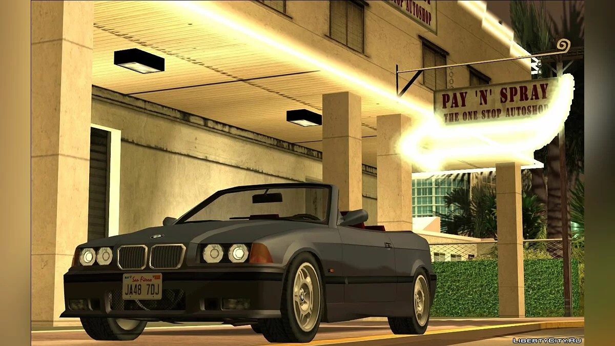 BMW M3 Convertible 3.0 (E36) '92–'95 / GTA San Andreas