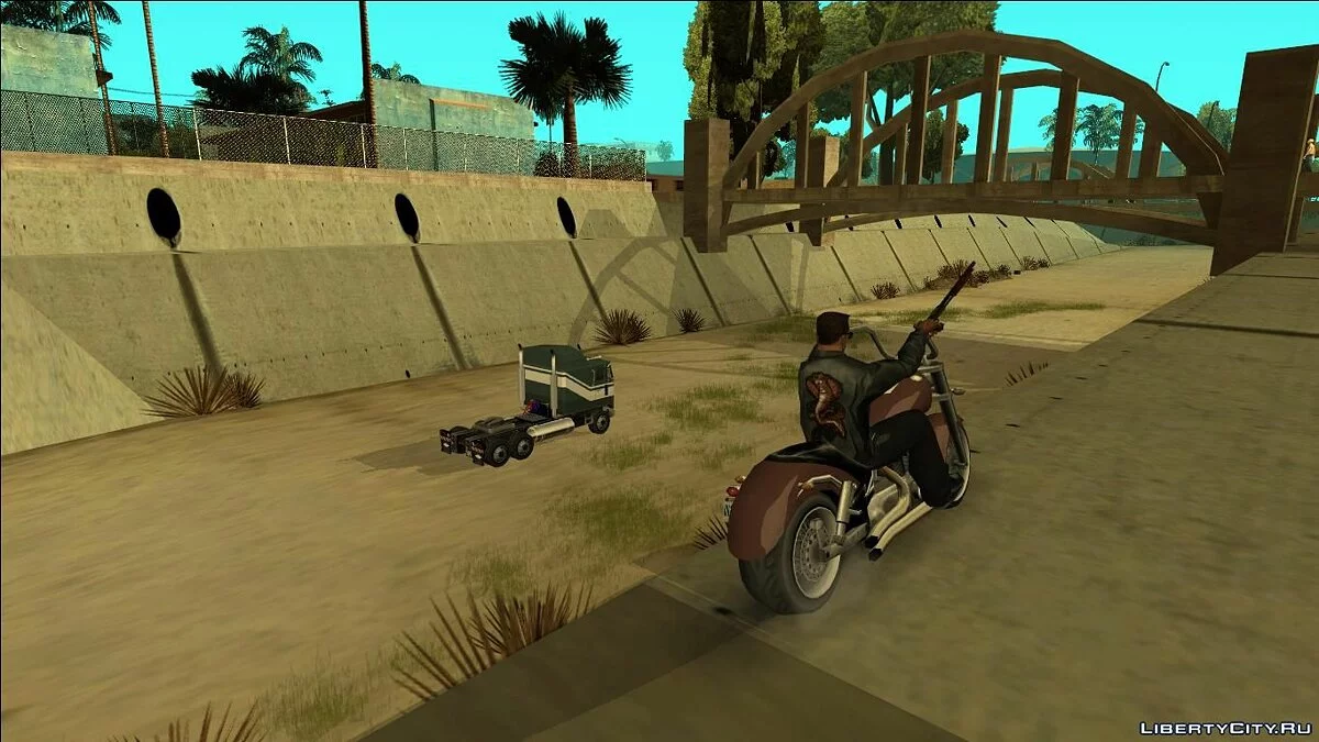Carcer City Hauler (Грузовик из Терминатора 2 Судный день.) (FROM GTA UNDERGROUND) / GTA San Andreas