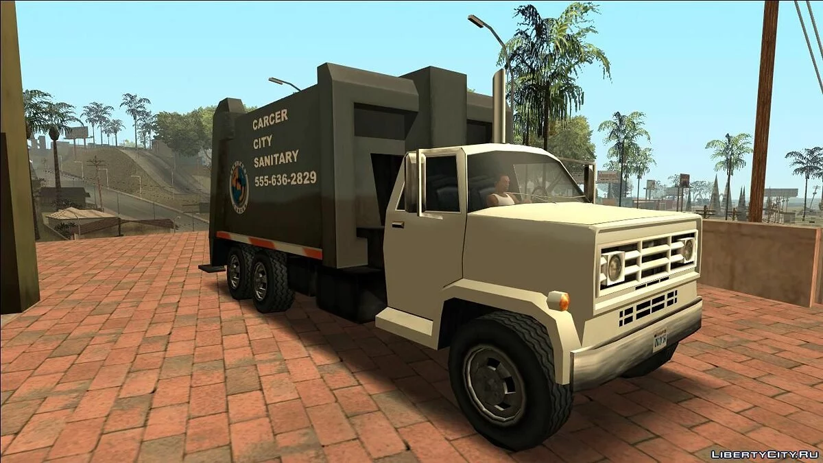 Пак Мусоровозов (FROM GTA UNDERGROUND) / GTA San Andreas