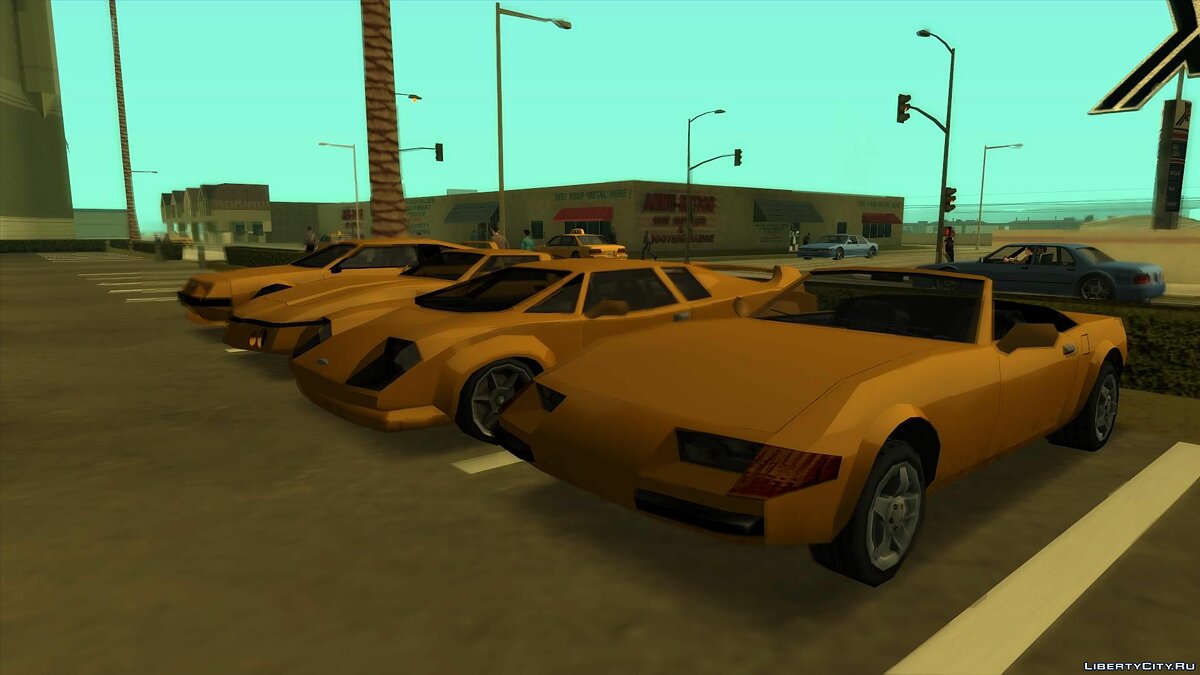 Скачать Vice City Sports Cars Pak для GTA San Andreas