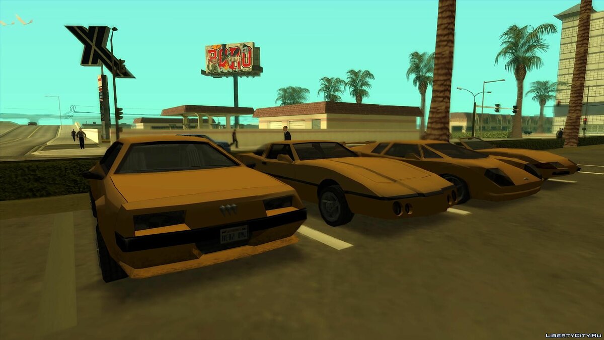 Скачать Vice City Sports Cars Pak для GTA San Andreas