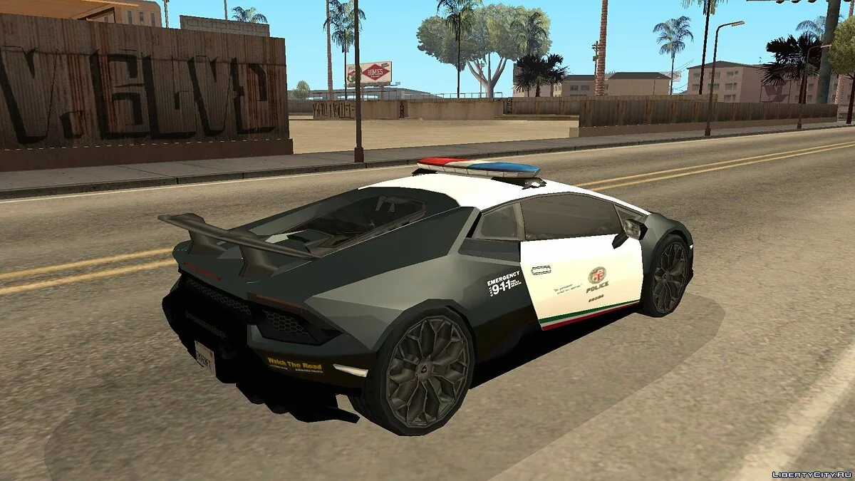 Lamborghini Huracan LP640-4 Performante Police / GTA San Andreas