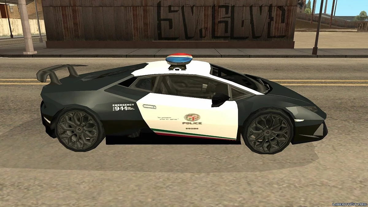 Lamborghini Huracan LP640-4 Performante Police / GTA San Andreas