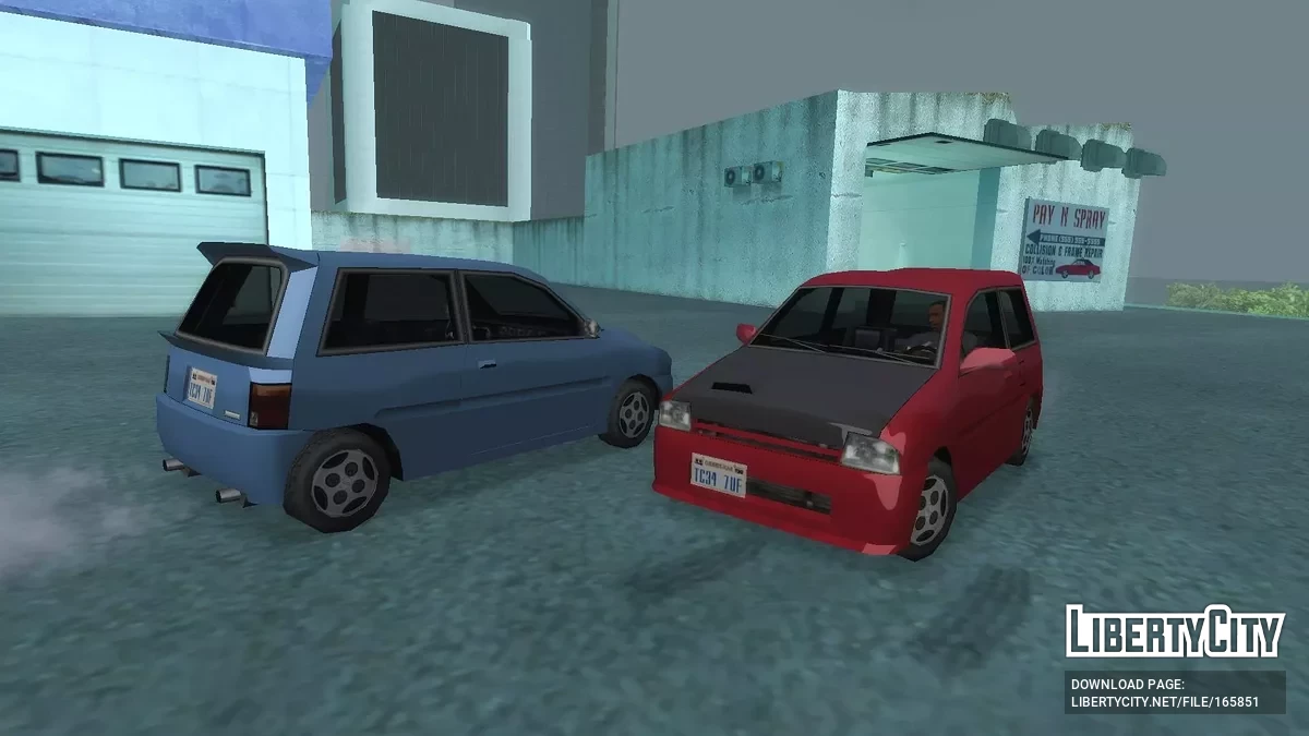 1986 Nioka Ecureuil Pack (v1.3) / GTA San Andreas