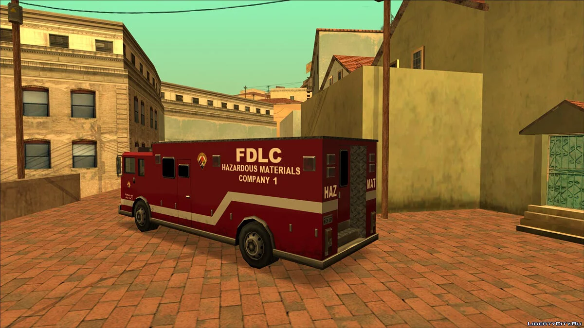 Пак пожарного транспорта Liberty City (FROM GTA UNDERGROUND) / GTA San Andreas