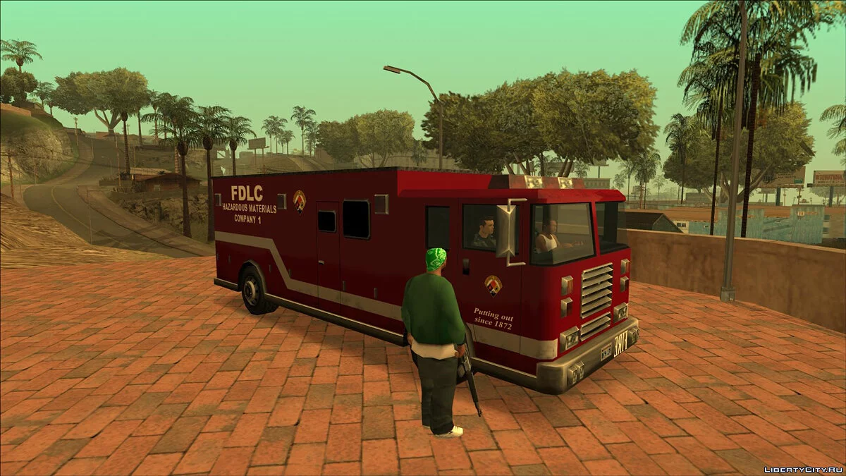 Пак пожарного транспорта Liberty City (FROM GTA UNDERGROUND) / GTA San Andreas